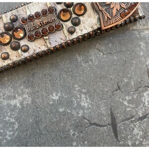 B.B. Simon bling belt-size XL